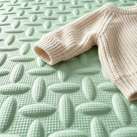 Tapis de yoga texturé en forme de feuille 60x30cm, dalles d'exercice en mousse pour la maison, la salle de sport, le studio de Pilates, tapis d'entraînement imperméable et rembourré