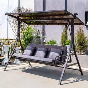 Mobilier d'extérieur moderne en gros Hamac de jardin Chaise berçante avec support Chaise <span class=keywords><strong>à</strong></span> <span class=keywords><strong>bascule</strong></span> pour patio d'extérieur suspendue - Product Image 6