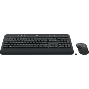 Logitechs MK545 Set <span class=keywords><strong>Keyboard</strong></span> dan <span class=keywords><strong>Mouse</strong></span>, Set papan ketik warna hitam nyaman tahan percikan 2.4Ghz - Product Image 2