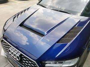 Nouveau <span class=keywords><strong>capot</strong></span> moteur en fibre de carbone véritable de haute qualité pour <span class=keywords><strong>Audi</strong></span> <span class=keywords><strong>A4</strong></span>/S4/RS4 (2017-2020) avec boulons personnalisés - Product Image 4