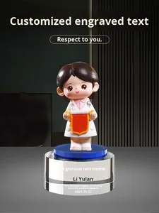 Trofeo Conmemorativo Personalizado de Dibujos Animados para <span class=keywords><strong>Regalo</strong></span> de Profesionales Médicos, Hombres y Mujeres, para el Retiro o Apreciación - Product Image 2