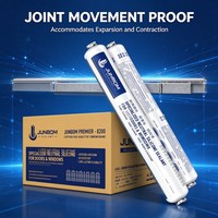 JUNBOM Mastic silicone neutre à haute élongation pour joints flexibles, assemblage de cadres de porte et de verre, service OEM du fabricant 82002