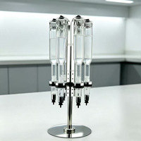 Support de Présentation en Métal pour Flacons de Parfum en Verre Transparent, Présentoir pour Pulvérisateurs à Pompe pour Bars et Magasins de Cosmétiques