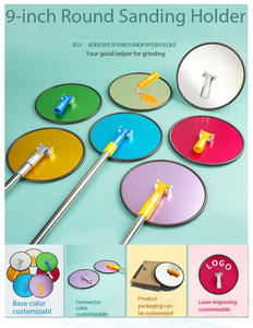 Support flexible pour papier abrasif circulaire pour ponceuse à <span class=keywords><strong>disque</strong></span> murale et de plafond - Product Image 4