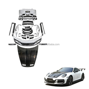 Kit de carrocería de carbono seco estilo TKT GT Street R para Porsche 911 992 <span class=keywords><strong>Carrera</strong></span> S, faldón lateral delantero y trasero, gancho de remolque, piezas de automóvil - Product Image 1