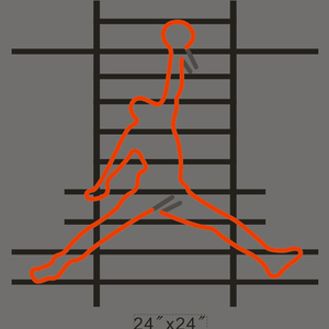 Biển hiệu đèn Neon Logo Nike Jordan bằng kính thật với khung kim loại và ống kính, hàng có sẵn, dùng làm hộp đèn quảng cáo - Product Image 6