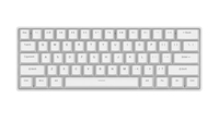 HZGAMER 61 touches clavier mécanique sans fantôme axe thé vert lumière mixte filaire petite taille bureau de jeu pour ordinateur portable éclairage couleur