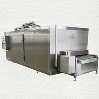 Congélateur fluidisé de champignons à basse température Machine congelée unique pour tofu Hawthorn lock ligne de congélation rapide fraîche