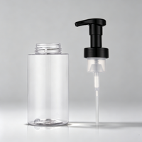 Bouteille pompe à mousse transparente en PET de 250 ml, distributeur de mousse vide pour savon pour les mains, mousse pour le visage