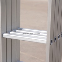 Prix fournisseur Échelles pliables polyvalentes Escaleras De Aluminio Plegables Échelle d'escalier pliante en aluminium