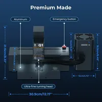 XWITZEAL Q1 rectifieuse de puce CNC automatique pour iPhone 13 14 15Pro Android Touch IC CPU cadre polissage outil de réparation de téléphone