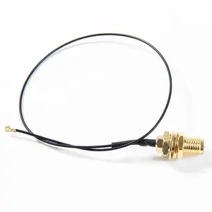 Antena WiFi Nirkabel Sma Male 2.4G/5.8G 6 DBi RP-SMA+Kabel Pigtail IP4 untuk Kartu Nirkabel AX210 AC9260 AX 200 NGFF <span class=keywords><strong>M</strong></span>.2 WIFI/WLAN - Product Image 4