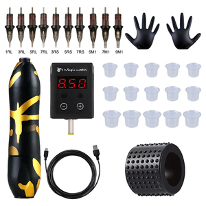 Juego de Máquina de Tatuaje Permanente de Aleación de Aluminio, Kit Completo de Taller de Tatuaje para Uso Profesional - Product Image 3