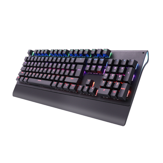 Hot Selling 104 Keys Mechanical Keyboard YH906 Aluminum Alloy 19 Kinds of Light Effect RGB Backlight Gaming Keyboard for Gamer