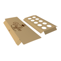 Boîte d'emballage pour capsules de café bon marché, boîte en papier de haute qualité pour capsules de café de luxe, impression numérique écologique, boîte de magasin de capsules de café