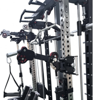 Combo Smith Machine et Power Rack Elite Performance avec Functional Trainer pour Station de Musculation Professionnelle