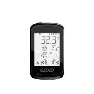 Computadora Digital para Bicicleta Geoid con Pantalla LCD, Velocímetro Inalámbrico, Navegación, Odómetro, BLE ANT+, Strava, para Bicicletas de Carretera y MTB - Product Image 1