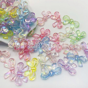 ลูกปัดอะคริลิกรูปดอกกุหลาบ สีรุ้ง AB สำหรับทำเครื่องประดับ DIY อุปกรณ์เสริม ผลิตจากเมืองอี้หวู่ ฤดูร้อน 2024 - Product Image 5