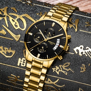 Nibosi Thép Không Gỉ Thạch Anh Màu Đen Đồng Hồ Mens Đồng Hồ Thương Hiệu Hàng Đầu Sang Trọng Chronograph Đồng Hồ Đeo Tay Nam Relogio Masculino 2309 - Product Image 5