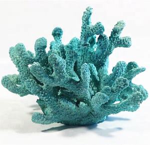 Màu Xanh Nhân Tạo Nhựa San Hô Trang Trí Bể Cá Aquarium Cây Trang Trí Dưới Nước Biển Bức Tượng Với Sơn Mô Hình Mô Hình - Product Image 5