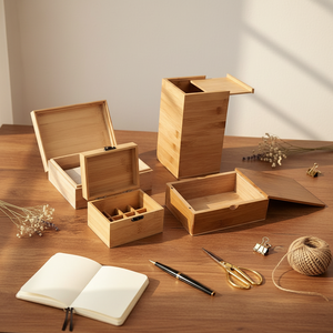 Boîte à herbes en bois personnalisable à bas <span class=keywords><strong>prix</strong></span> écologique boîte à fumer en bois avec accessoires - Product Image 2