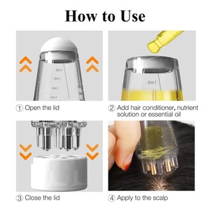 New Mini Portable Scalp Massage Devices for Hair Growth Scalp Oil Application <b>Massager</b> Medicine Comb Scalp Applicator - Product Image 2