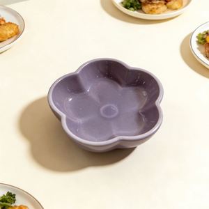 Plats à Sauce Soja en Céramique Style Crème au Design Minimaliste, Mini Plats à Dessert et Fruits, Plats à Assaisonnement pour Restaurant Hot Pot - Product Image 4