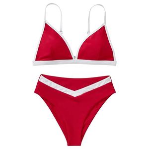 Traje de baño bikini 3D personalizado para mujer, talla grande, con espalda descubierta, estilo halter, micro mini, con pedrería, conjunto de 2 piezas, incluye top push-up sólido para niña - Product Image 1