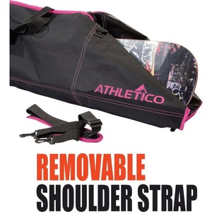 Muestra gratuita: Bolsa de esquí y snowboard duradera de 1680D con doble acolchado, perfecta para viajar y proteger el equipo. - Product Image 3