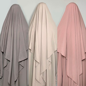 Yibaoli Fabricant Offre Spéciale de vêtements musulmans bien faits au-dessus de la tête avec cravate Khimar <span class=keywords><strong>Hijab</strong></span> Jilbab Khimar - Product Image 1