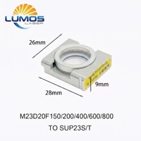 Optiques en silice fondue D16 D20, lentilles de collimation et de focalisation pour têtes de soudage laser portables SUP20 Sup21 Sup23 QILIN Raytools