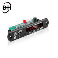 Amplificador Inalámbrico Bluetooth 12V, Decodificador MP3 WMA, Módulo de Radio FM para Auto con USB, TF y Control Remoto