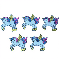 Patch personnalisable thermocollant en sequins licorne pour vêtements, chapeaux, sacs, vêtements pour enfants, applique décorative