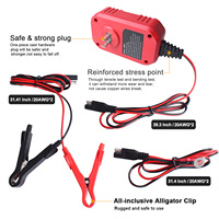 Chargeur de batterie intelligent 12V pour voiture et scooter, nouveau produit avec courant de 1000mA, norme américaine pour l'entretien des camions et des véhicules
