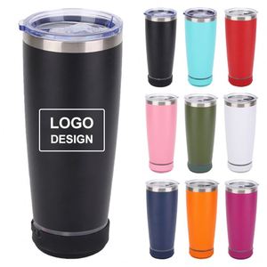 Wholesale Custom <b>Mug</b> with logo Thermos Cup with Bluetooth Speaker Thermos Vacuum Flask Custom Car Cup with Engraving - Product Image 1