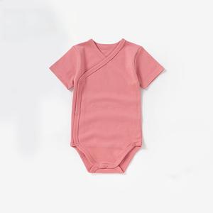 Mameluco de Manga Larga para Bebé 100% Algodón Puro, Cierre con Botones a Presión, Color Sólido, Unisex, Ropa de Verano, Body para Recién Nacido, Tejido Transpirable - Product Image 5