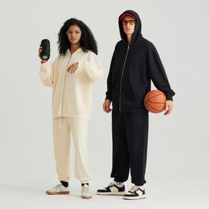 Sudaderas con capucha bordadas con impresión personalizada para hombre, sudaderas cómodas con cremallera de punto de otoño - Product Image 2