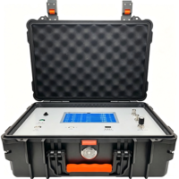 Analyseur portable de qualité de l'air comprimé, détecteur de gaz ISO8573, mesure du point de rosée, des vapeurs d'huile et des particules solides