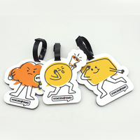 Étiquette de bagage personnalisée en PVC de haute qualité avec impression en relief pour événements de course/course à pied - Cadeau promotionnel multifonctionnel et original au style tendance