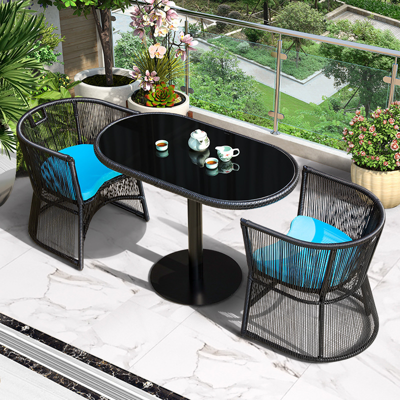 Piccola treccia Openwork in Rattan rotonda a vita impertinente