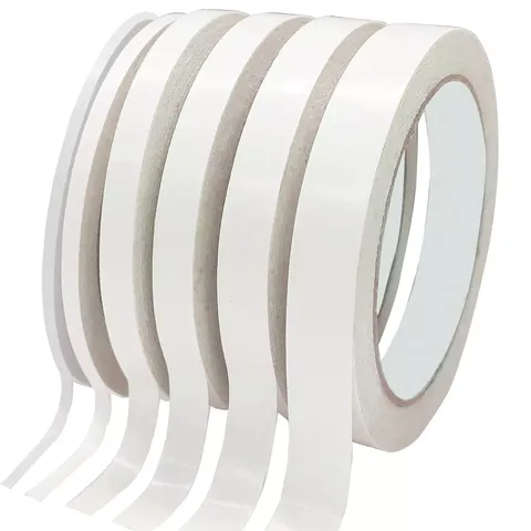Multi-Size Self-Adhesive Paper Double-Sided BOPP for Sealing Tapes Custom Solvent High Strong Adhesive Sticky Side Tissue Tape