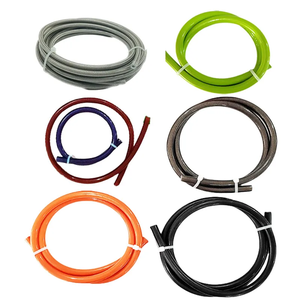 Slang Roestvrij staal gevlochten motorfiets hydraulische remslang Nylon / PTFE koppelingsolieleiding Crossmotor modificatiepijp - Product Image 1