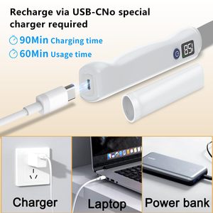 Couteau à beurre chauffant rechargeable électrique avec 2 niveaux de température et écran LED pour beurre dur, fromage, confiture - Product Image 6