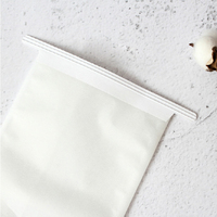 Sac en papier kraft de qualité alimentaire avec fenêtre transparente, imprimé en gravure, biodégradable, pour le pain, les croissants, les produits roulés, thermoscellable