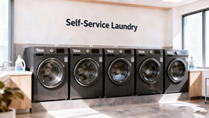 <span class=keywords><strong>เครื่อง</strong></span><span class=keywords><strong>ซัก</strong></span><span class=keywords><strong>ผ้า</strong></span>และอบผ้าอัตโนมัติเต็มรูปแบบ อุปกรณ์ซักรีดเชิงพาณิชย์แบบหยอดเหรียญ - Product Image 3