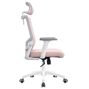Ofertas de Marca China Buena calidad Presupuesto Rosa Ergonómico Oficina Secretaria Silla con reposacabezas - Product Image 3
