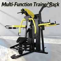Station de musculation multifonctionnelle professionnelle à 3 postes pour entraînement de force en intérieur – Équipement de fitness