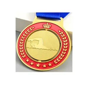 Medaillemaker Op Maat Trofeeën En Hardloopfiets Metalen Medailles