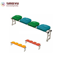 Asiento de Estadio sin Respaldo de Aluminio HDPE de Doble Pared, Alta Resistencia, Resistente a los Rayos UV, de -60 °C a +80 °C, para Gradas de Estadios de Fútbol, Suministro de Fábrica
