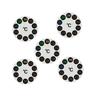 Répteis e anfíbios Termômetros domésticos Cristal líquido Alimentação Tanque Temperatura Faixa - Product Image 3